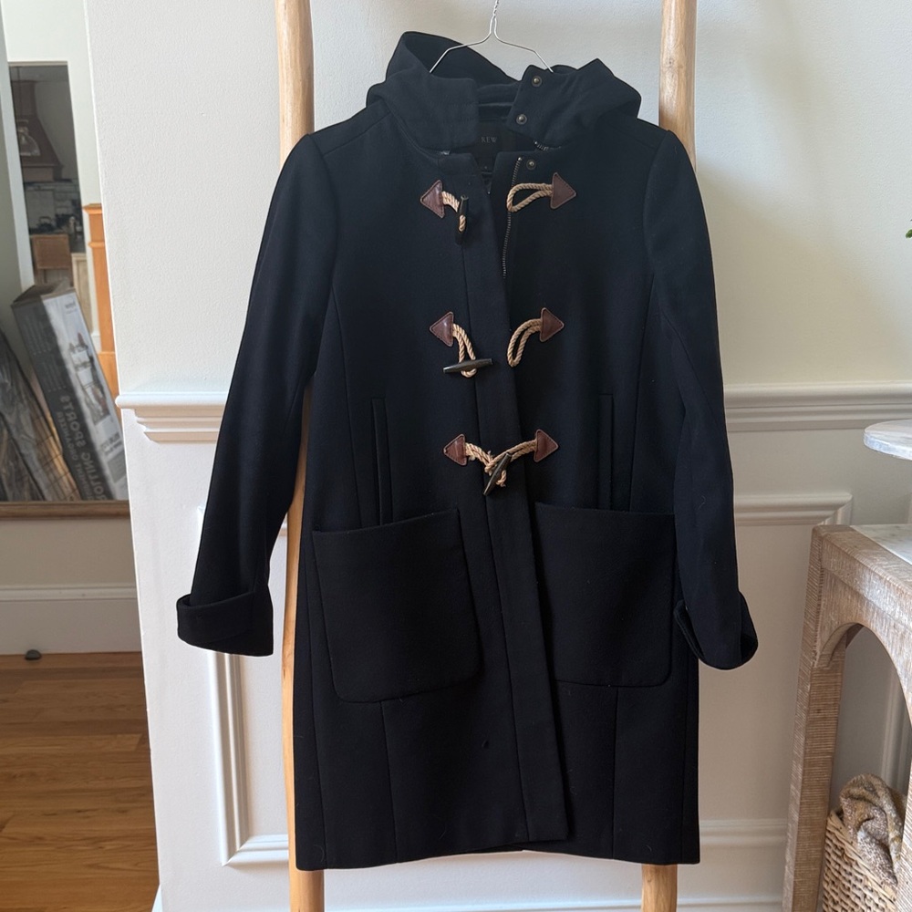 J. Crew Black Coat